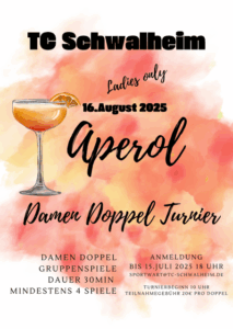 1. Aperol-Damen-Doppelturnier