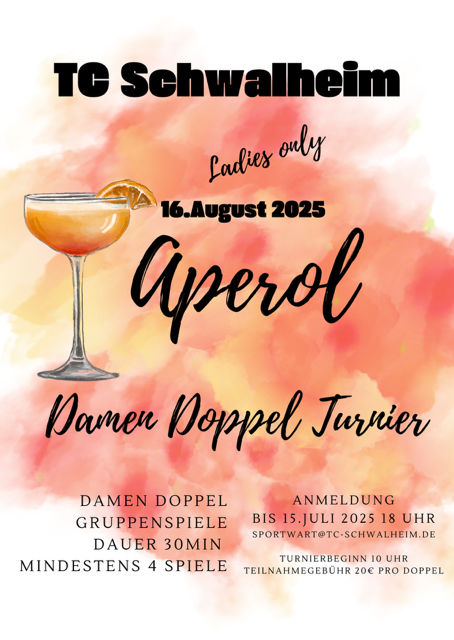 1. Aperol-Damen-Doppelturnier