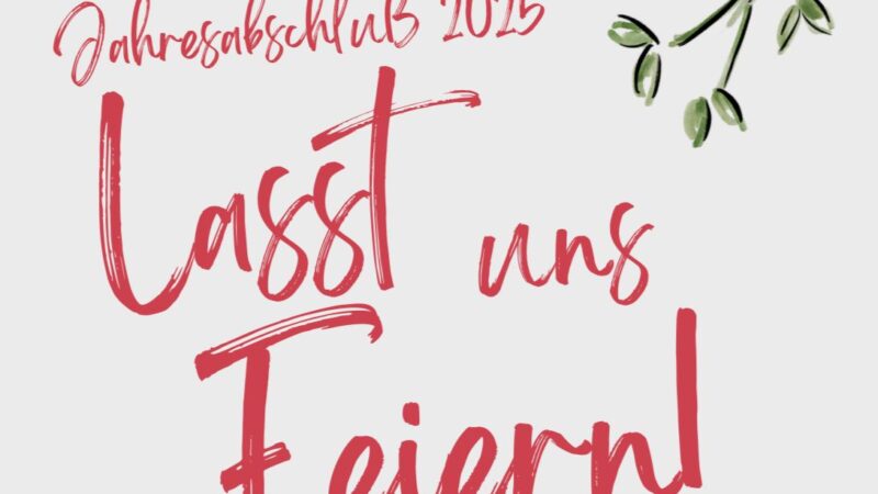 Jahresabschlussfeier